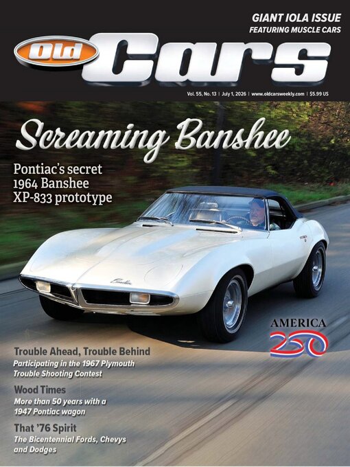 Cover image for Old Cars Weekly
